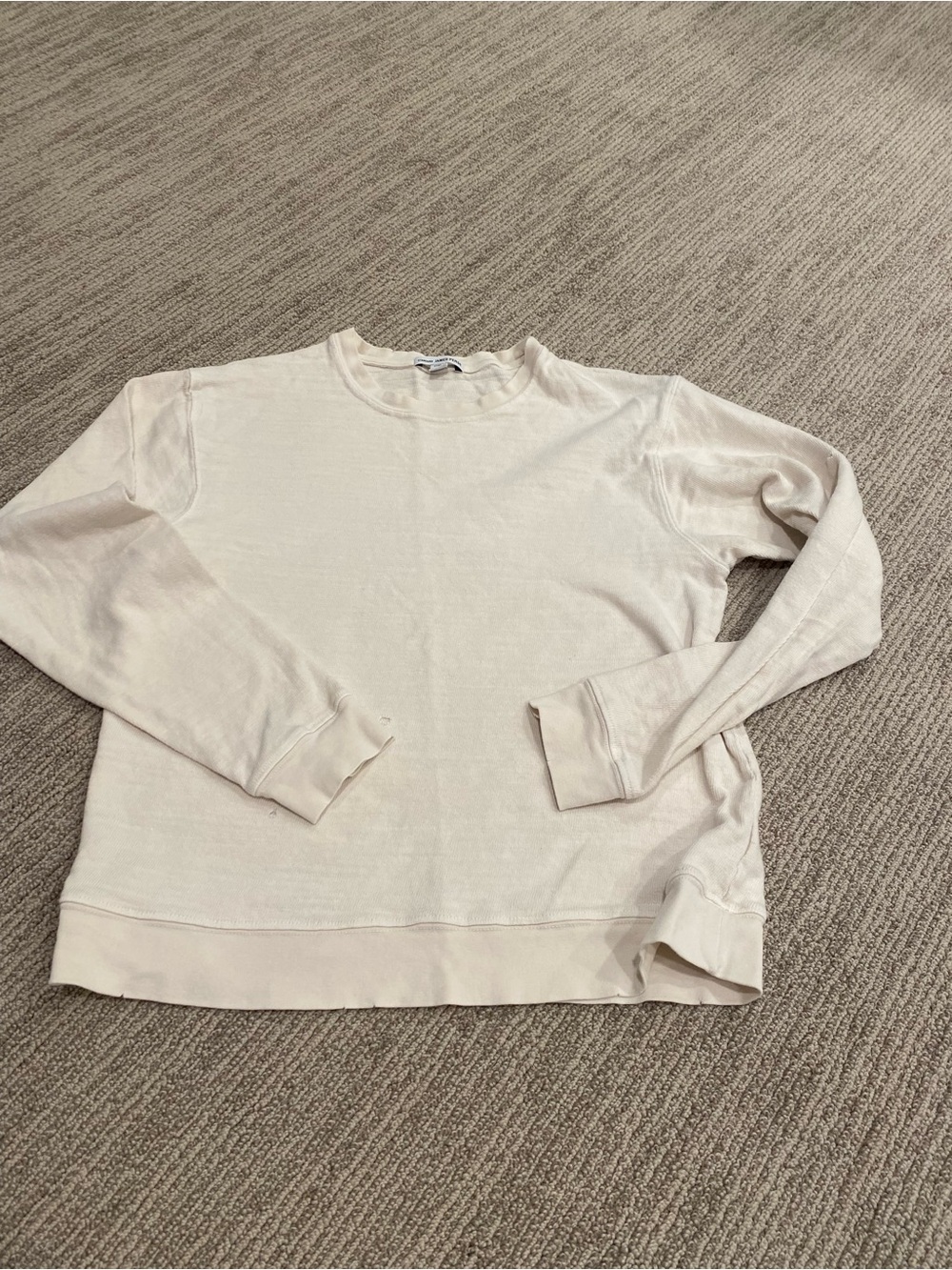 James Perse vintage fleece crewneck sweatshirt